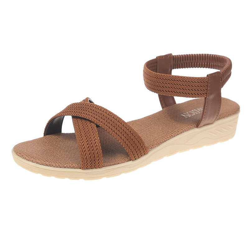 Orthopedic Balance Flat Sandals - Unique Elegance And Comfort