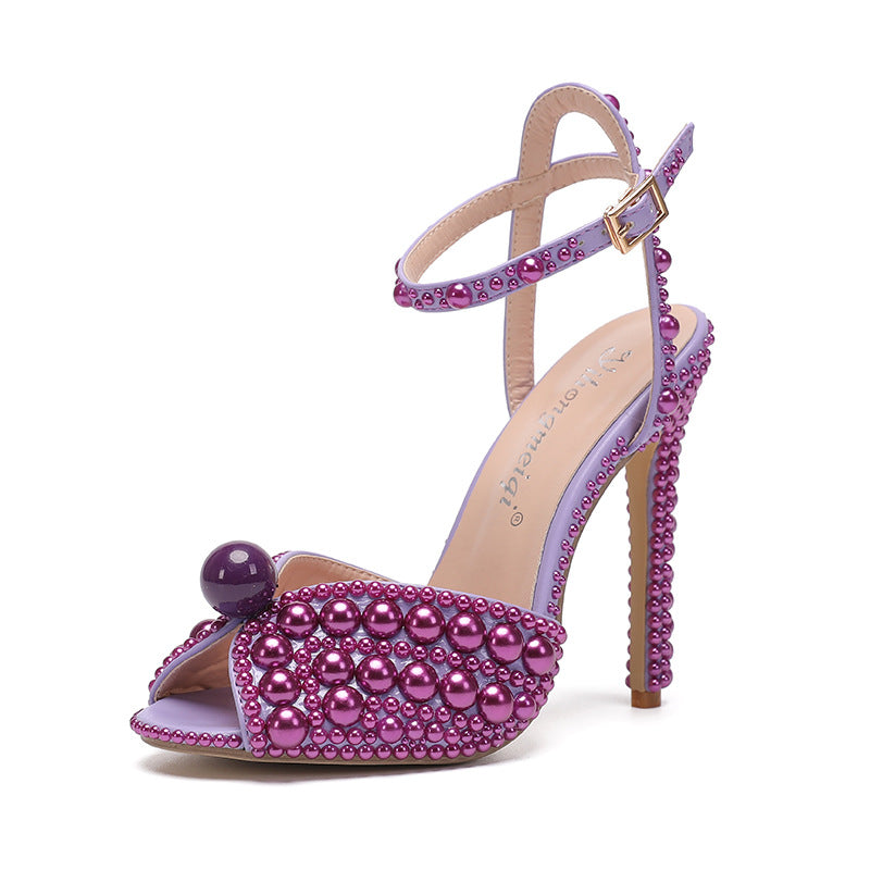Orthopedic Balance Pu High Heel Shoes - Unique Elegance