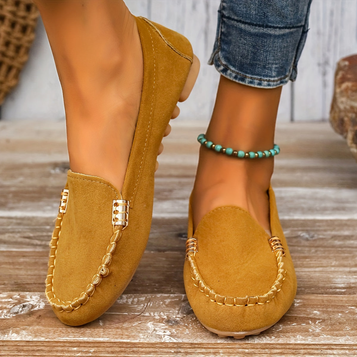 Carter | Suede Moccasin Loafers – Slip-On Everyday Comfort