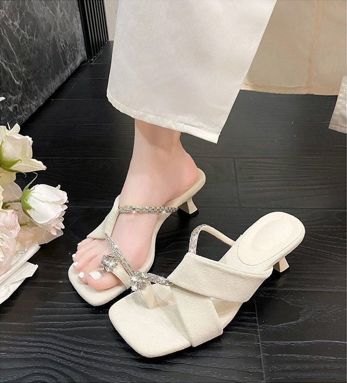 Orthopedic Balance | Minimal Knot Strap Flat Slide Sandals