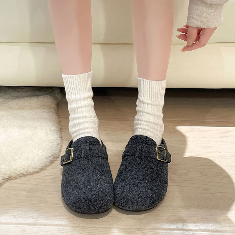 Orthopedic Balance Wool And Cotton Slippers - Casual Elegance
