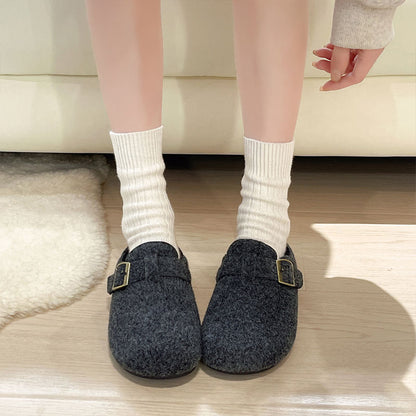 Orthopedic Balance Wool And Cotton Slippers - Casual Elegance