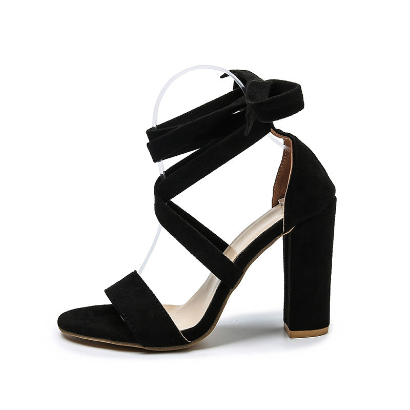 Orthopedic Balance Unique High Heel Sandals With Ankle Strap
