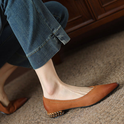 Orthopedic Balance Pointed Toe Low-Cut Shoes - Comfort