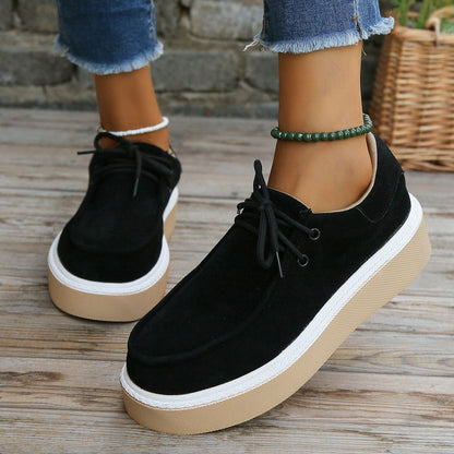 Genevieve | Women’s Orthopedic Suede Casual Platform Shoes