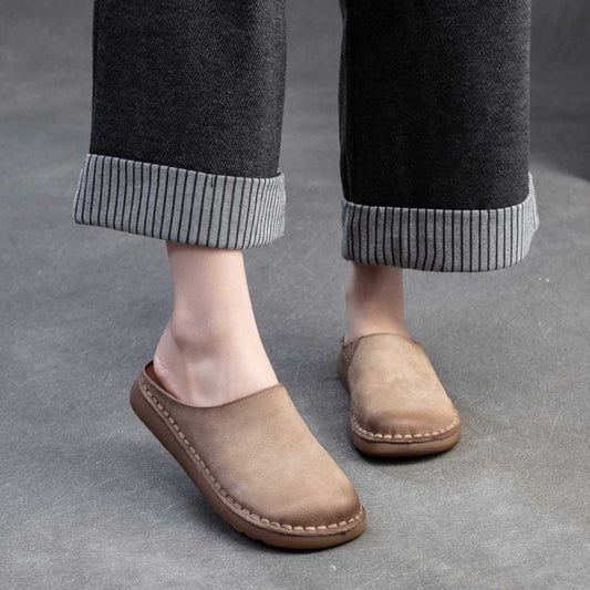 Maren | Soft Leather Slip-On Comfort Mules