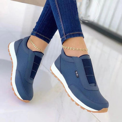 Orthopedic Balance Flat Sneakers With Unique Elastic Design