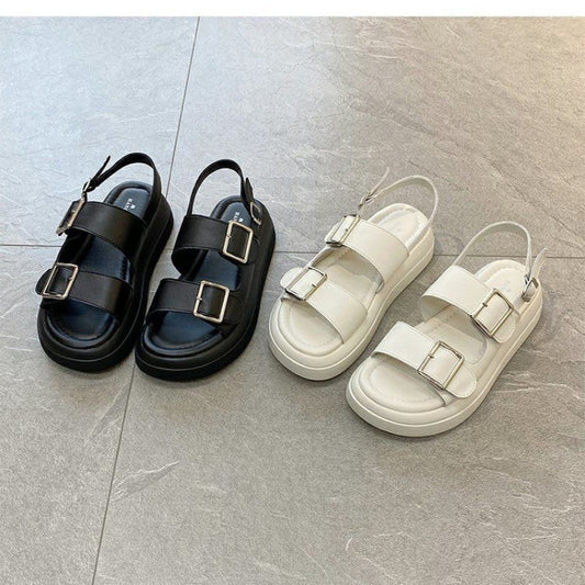Odessa | Women’s Orthopedic Double Buckle Platform Slingback Sandals