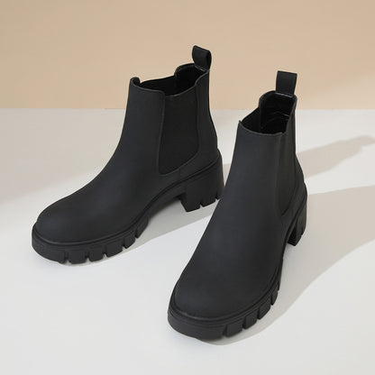 Sandy | Women's Thick Bottom Suede Dr Martens Boots