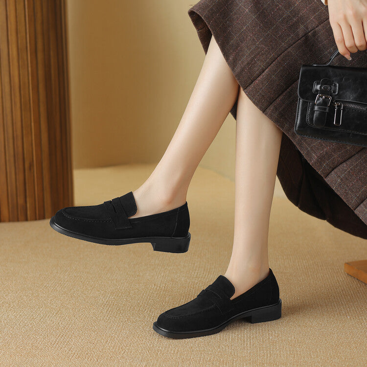 Orthopedic Balance Sheepskin Pumps - Square & Round Toe Design
