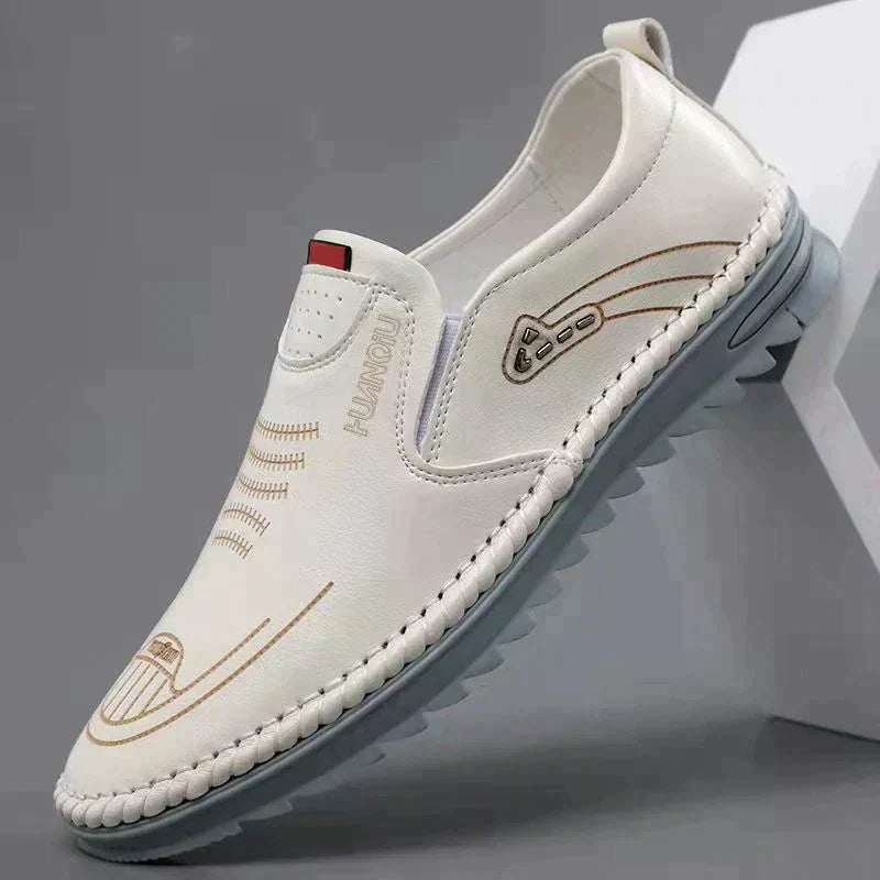 Aiden | Men’s Orthopedic Slip-On Leather Loafers with Anti-Slip Sole