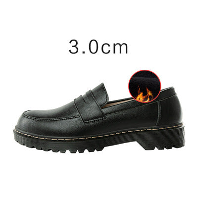 Orthopedic Balance Leather Loafers - Round Toe Low Heel