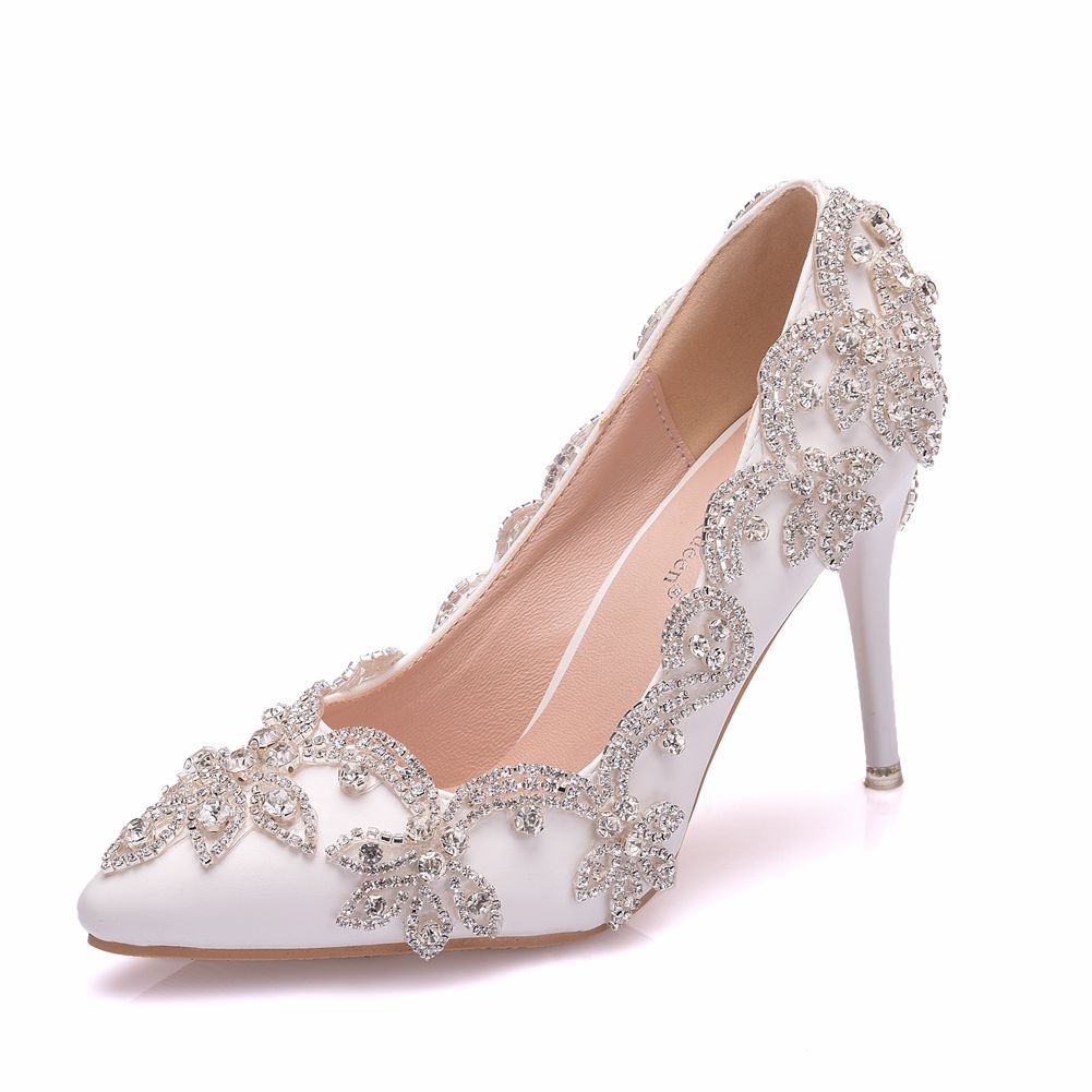 Orthopedic Balance Rhinestone High Heel Shoes
