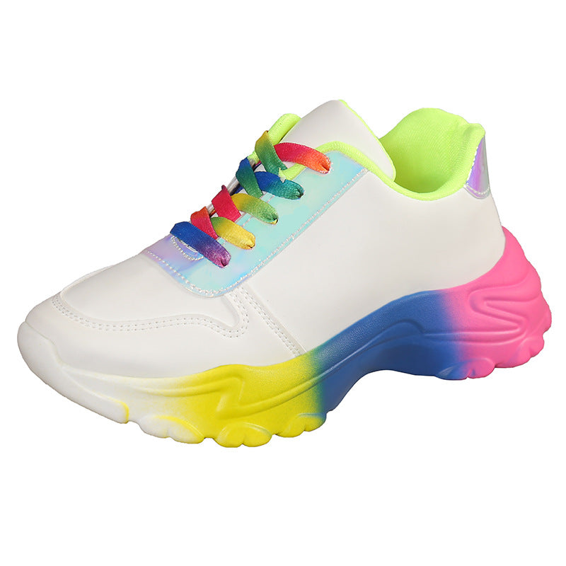 Orthopedic Balance Rainbow Sports Sneakers - Unique Style And Comfort