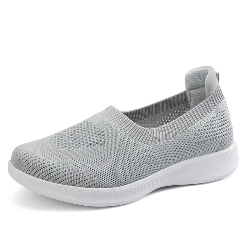 Orthopedic Balance Women’s Breathable Slip-On Sneakers – Lightweight Comfort Walking Shoes