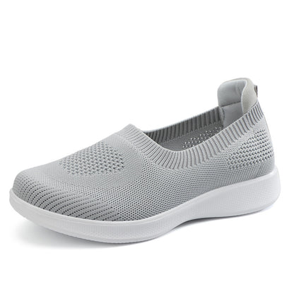 Orthopedic Balance Women’s Breathable Slip-On Sneakers – Lightweight Comfort Walking Shoes
