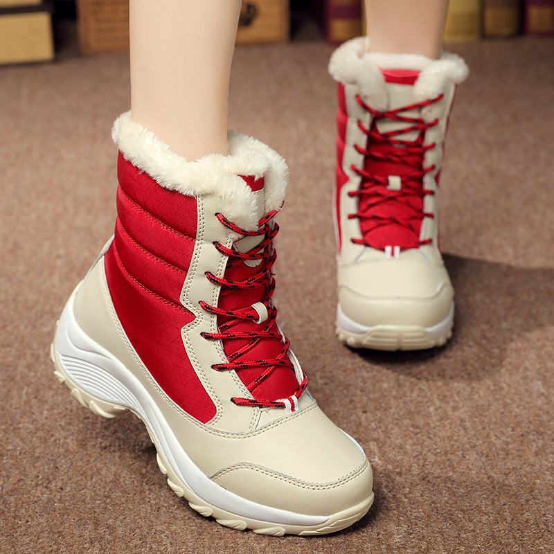 Mabel | Thermal Lace-Up Orthopedic Winter Snow Boots