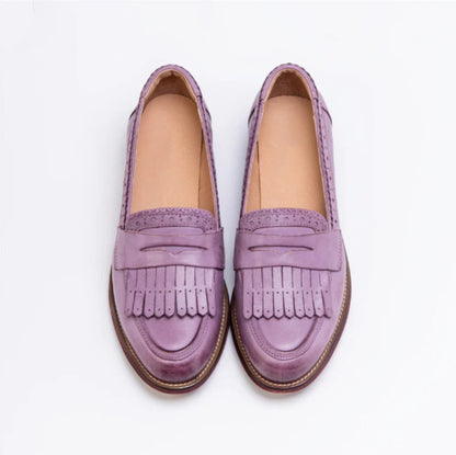 Orthopedic Balance Classic Fringe Loafers – Elegant Vintage Comfort Slip-On Shoes