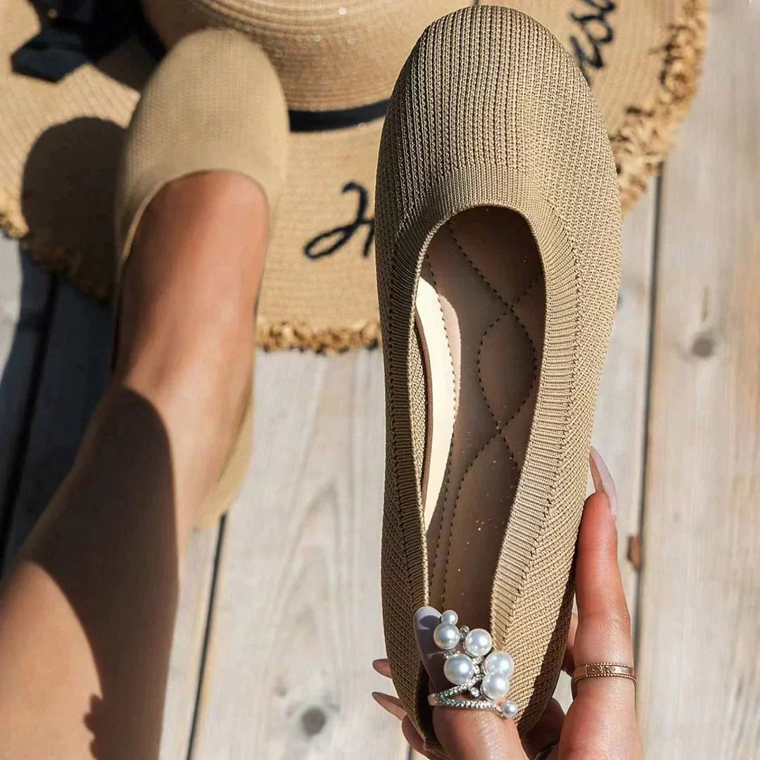 Fae | Women’s Orthopedic Knit Slip-On Ballet Flats