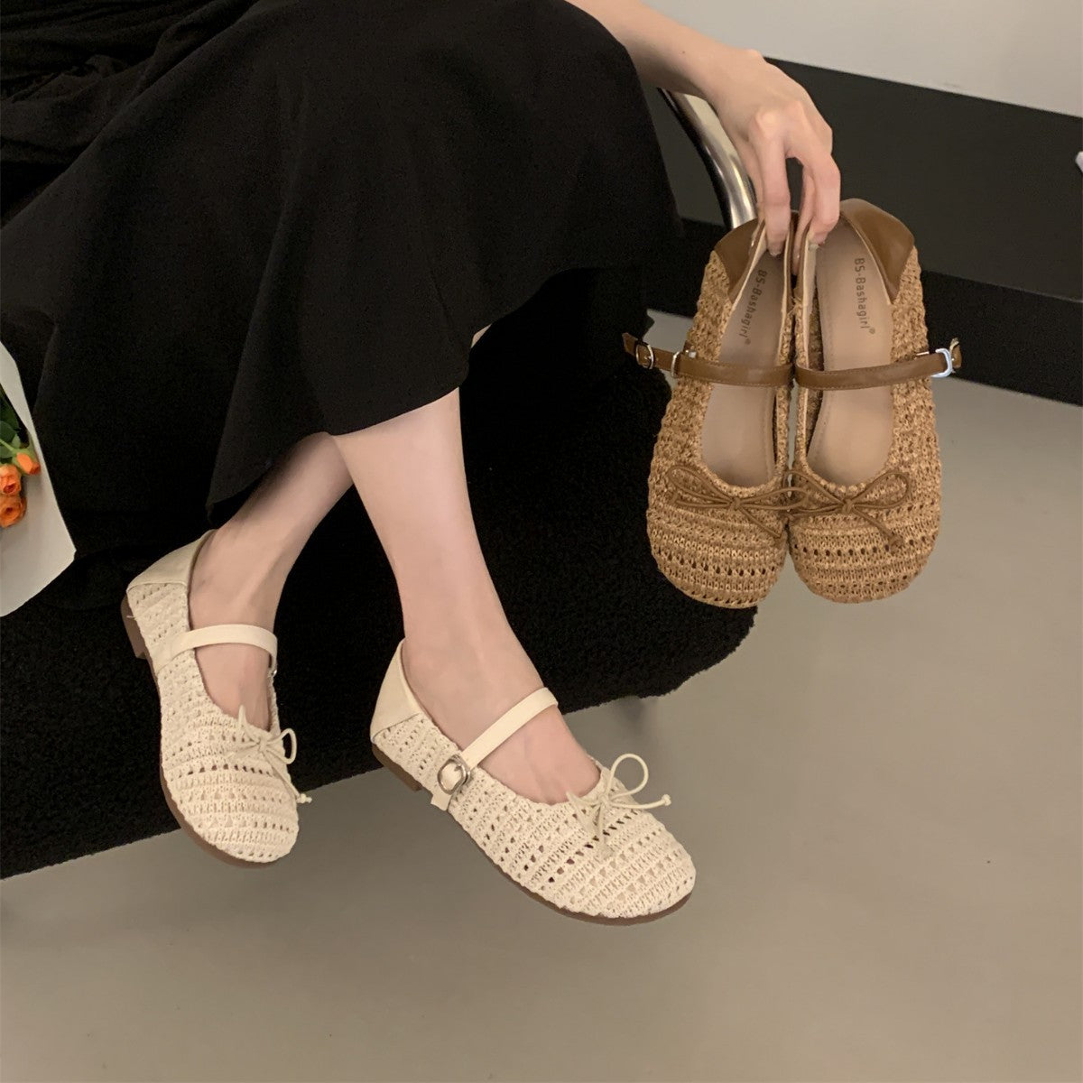Orthopedic Balance Mary Jane Shoes - Breathable Woven Design