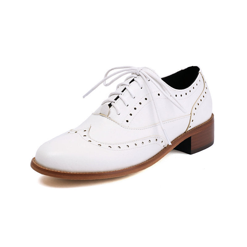 Orthopedic Balance Retro Oxfords - Lace-Up Comfort Shoes