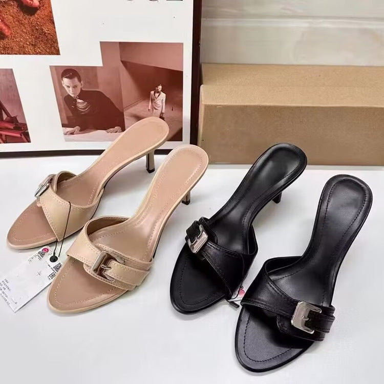 Orthopedic Balance Elegant Mid-Heel Sandals  -