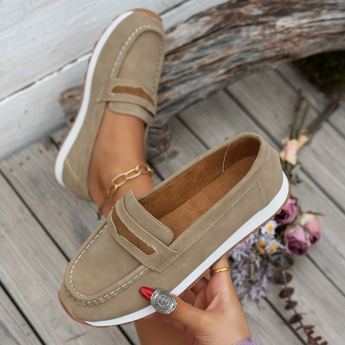 Orthopedic Balance Women's Platform Loafers - Ergonomic Support