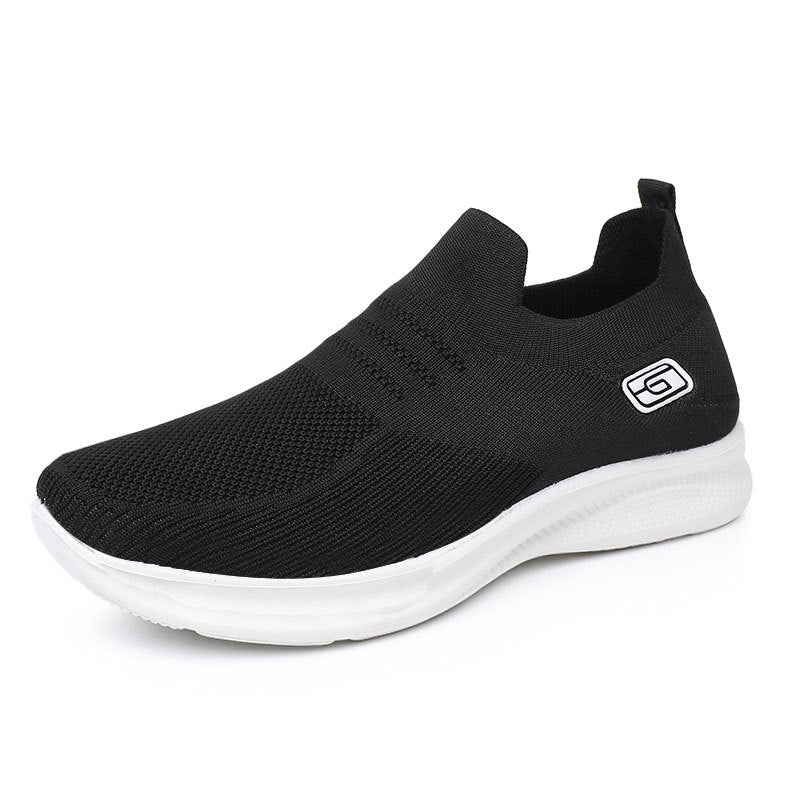 Orthopedic Balance Women’s Knit Slip-On Sneakers – Lightweight Breathable Comfort Shoes