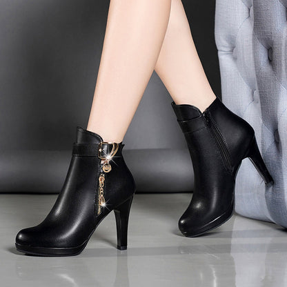 Minerva | EleganceLift Orthopedic Heeled Ankle Boots