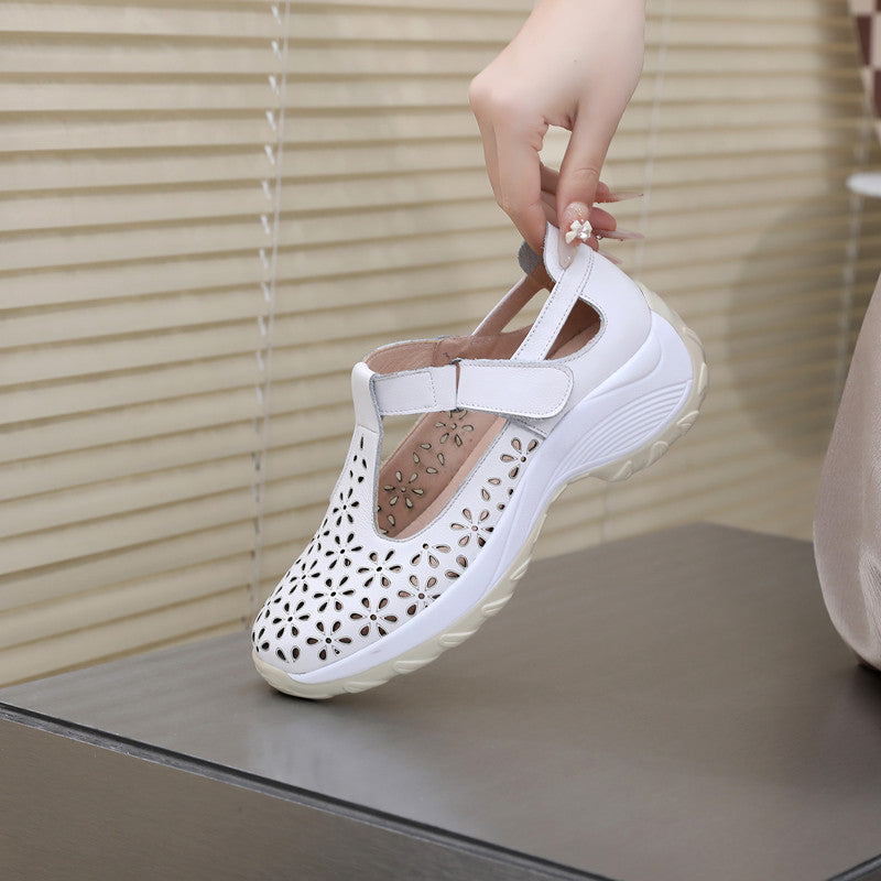 Orthopedic Balance Leather Flat Shoes - Unmatched Comfort