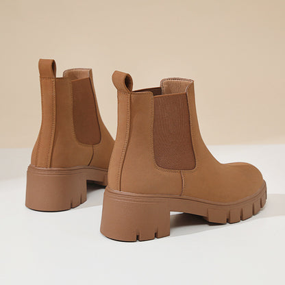 Sandy | Women's Thick Bottom Suede Dr Martens Boots