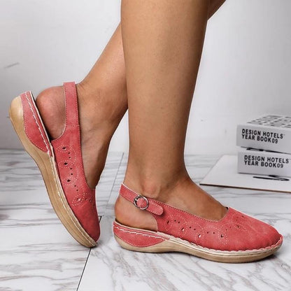 Arya | Orthopedic Slingback Loafers with Breathable Cutout Design