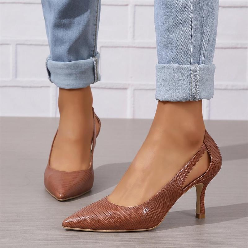 Women’s Pointed-Toe Slingback Heels
