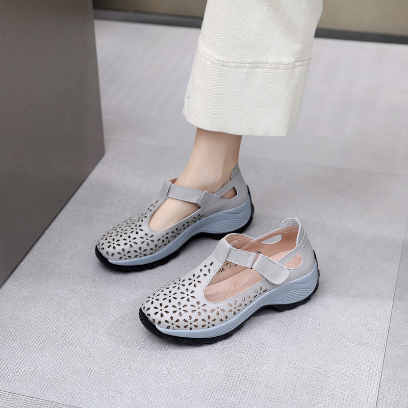 Orthopedic Balance Leather Flat Shoes - Unmatched Comfort