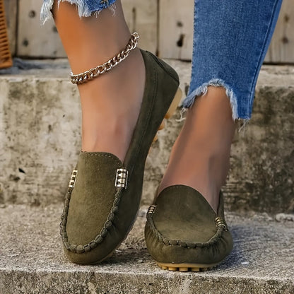 Carter | Suede Moccasin Loafers – Slip-On Everyday Comfort
