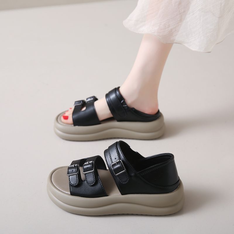 Orthopedic Balance | Double Buckle Platform Sandals