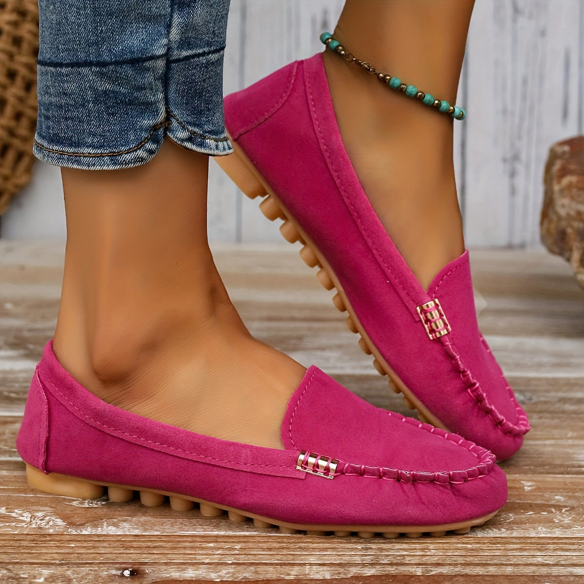 Carter | Suede Moccasin Loafers – Slip-On Everyday Comfort