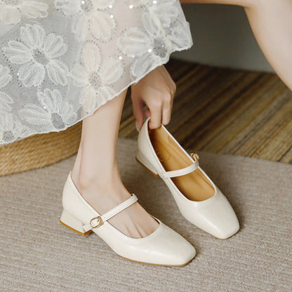 Orthopedic Balance Mary Jane Shoes - Wide Fit Comfort
