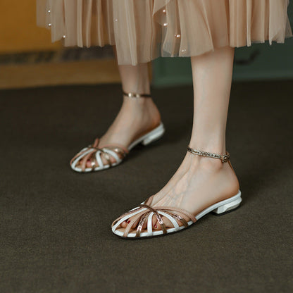 Orthopedic Balance Retro Woven Roman Shoes - Unique And Elegant
