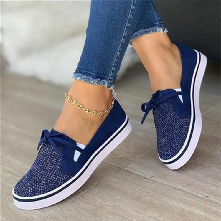 Orthopedic Balance Flat Canvas Sneakers - Unique Elegance And Comfort