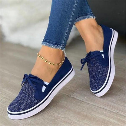 Orthopedic Balance Flat Canvas Sneakers - Unique Elegance And Comfort