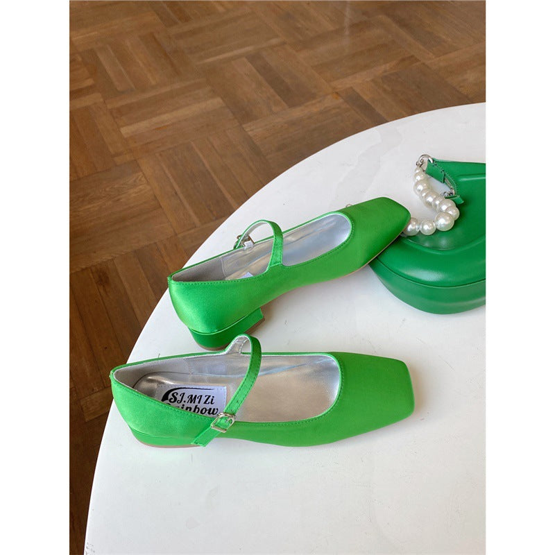 Orthopedic Balance | Transparent Strap Pointed Toe Flats