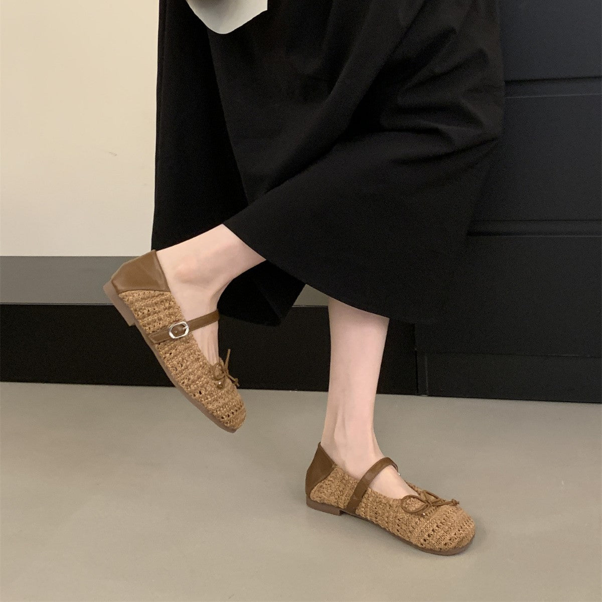 Orthopedic Balance Mary Jane Shoes - Breathable Woven Design
