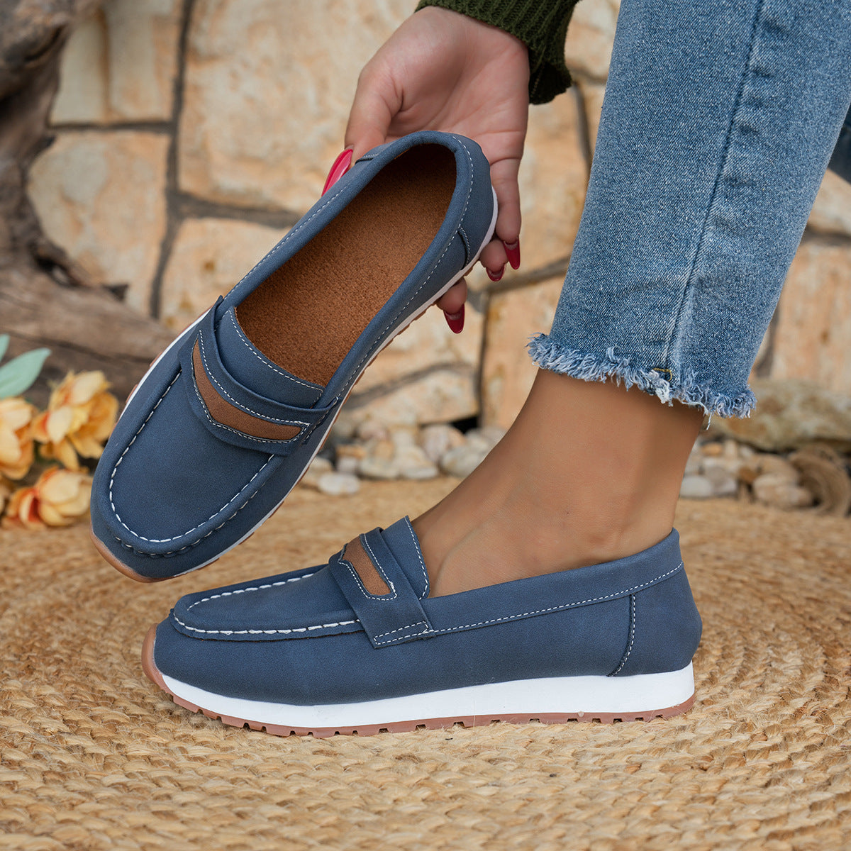 Orthopedic Balance Women's Platform Loafers - Ergonomic Support