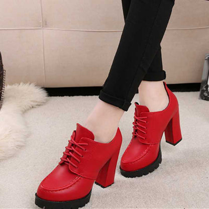 Orthopedic Balance Shoes With Unique Thick Heels And Platform