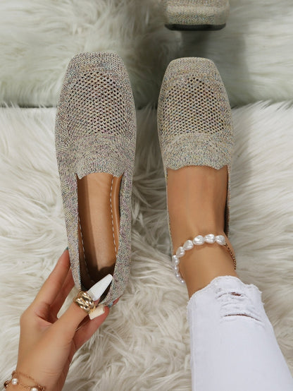 Amelia | Breathable Knit Slip-On Loafers with Orthopedic Cushioned Support
