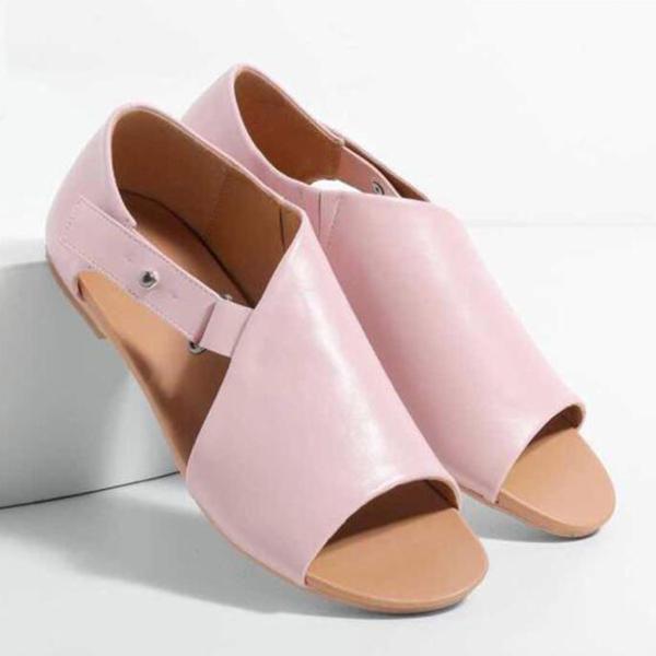Reese | Women’s Orthopedic Open-Toe Leather Sandals with Adjustable Strap