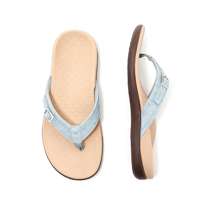 Cassidy | Comfort Flip Flops – Lightweight Cushioned Arch Support Sandals