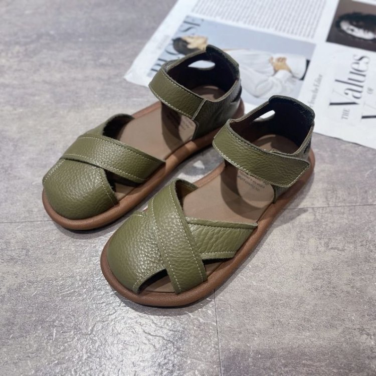 Orthopedic Balance Breathable Roman Sandals With A Closed Heel