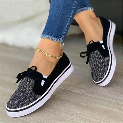 Orthopedic Balance Flat Canvas Sneakers - Unique Elegance And Comfort